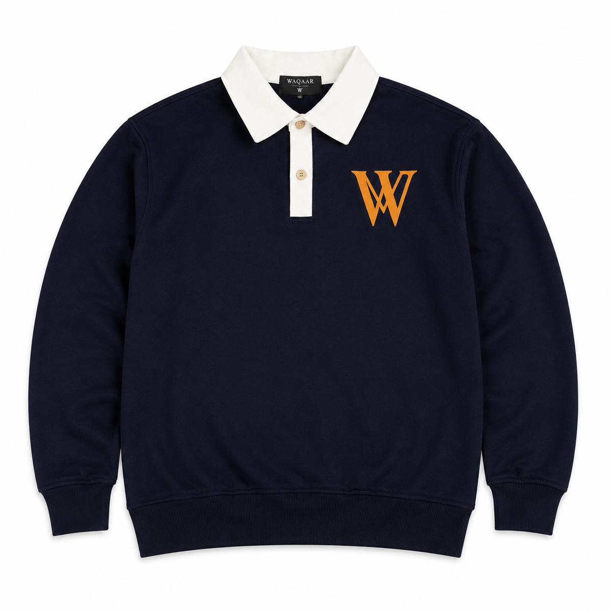 Waqaar Signature Long Sleeve Polo