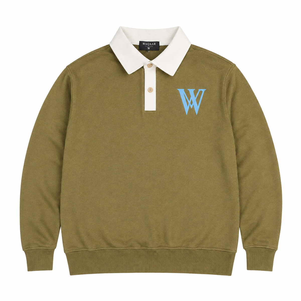 Waqaar Signature Long Sleeve Polo