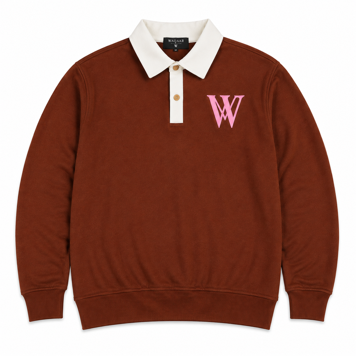 Waqaar Signature Long Sleeve Polo