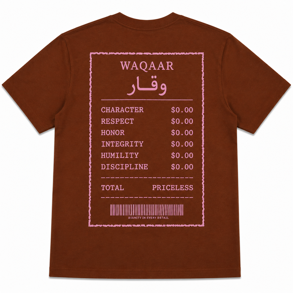 Waqaar Receipt Tee